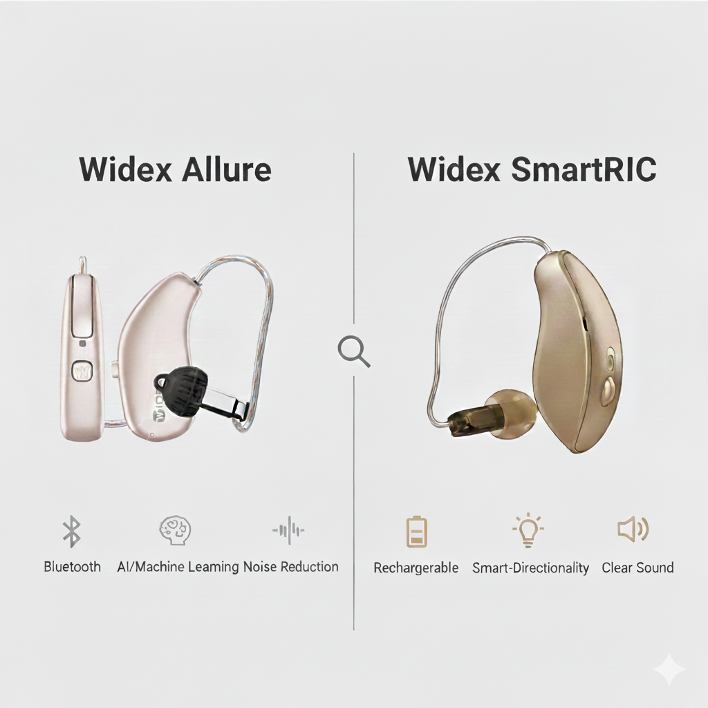 Widex Allure vs. Widex SmartRIC - Which Hearing Aid Is Best for You in 2026?