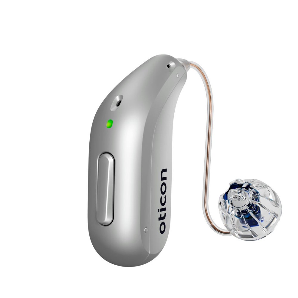 Intent 2 MiniRITE R Silver grey Hearing aids