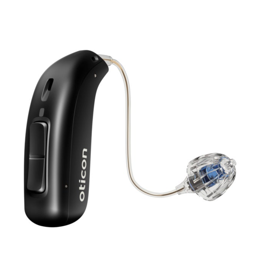 More 2 MiniRITE R Diamond black Hearing aids