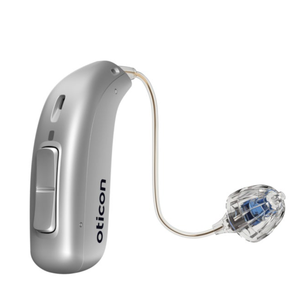 More 2 MiniRITE R Silver grey Hearing aids