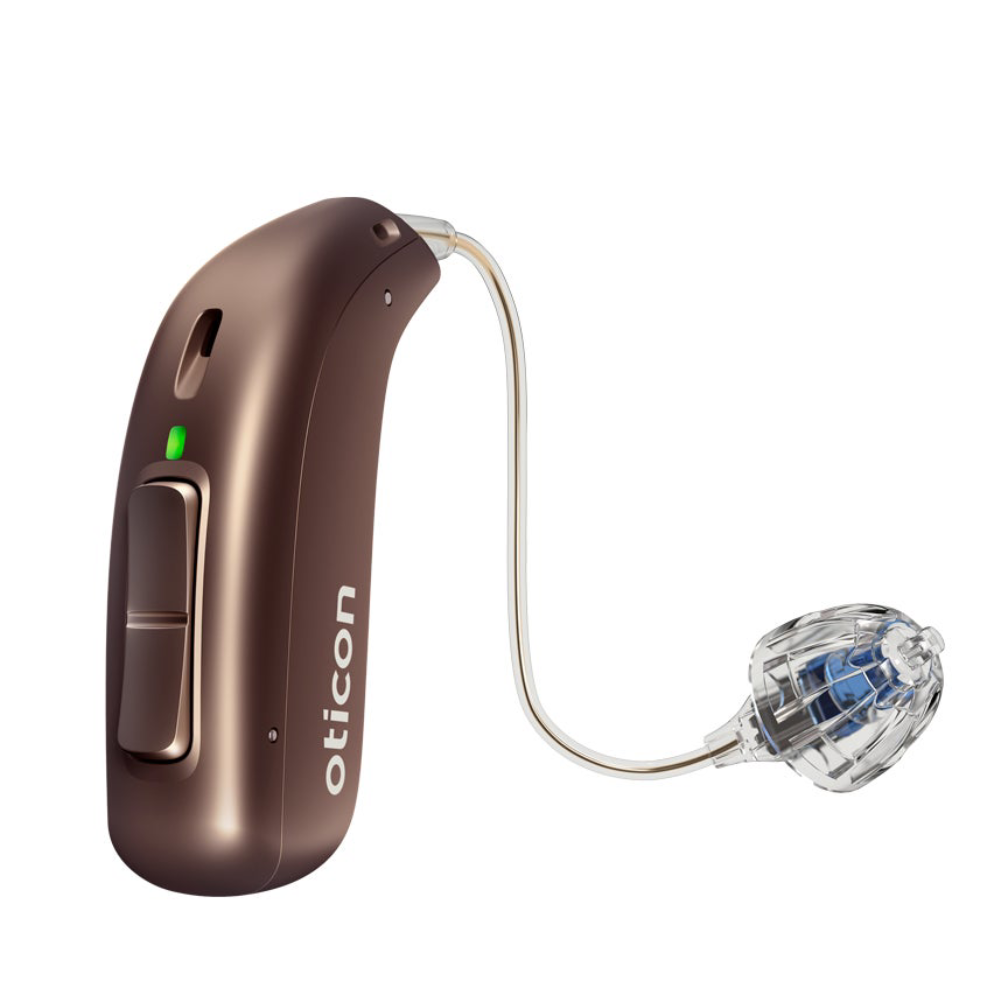 REAL 1 miniRITE R Chestnut brown Hearing aids