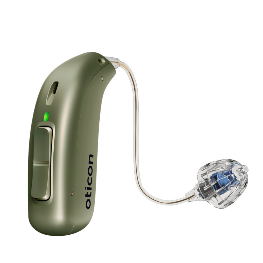 REAL 1 miniRITE R Olive green Hearing aids