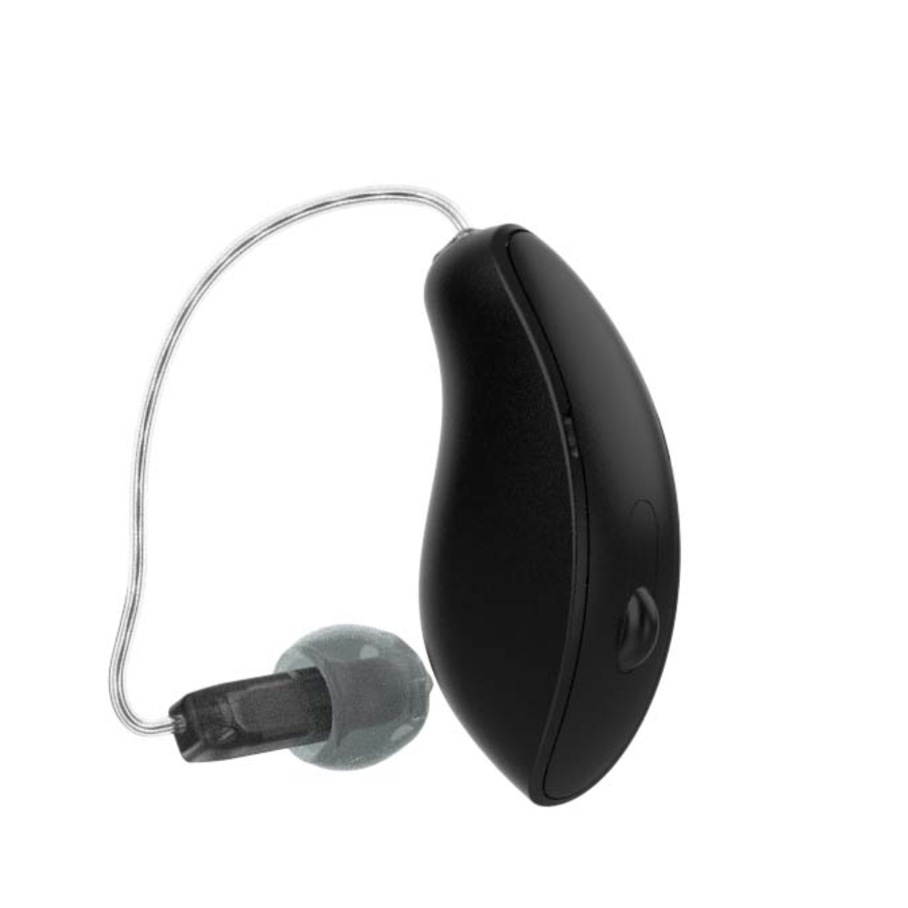Genesis AI 24 mRIC R Tech black Hearing aids