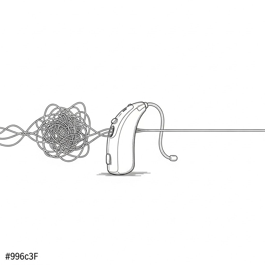 illustration of hearing aid 