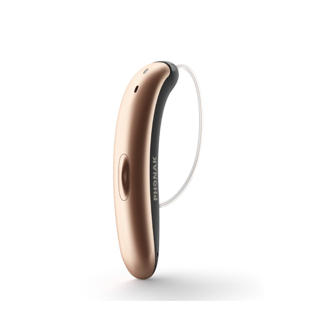 Slim Lumity L70-R Sandalwood Black Aide auditive