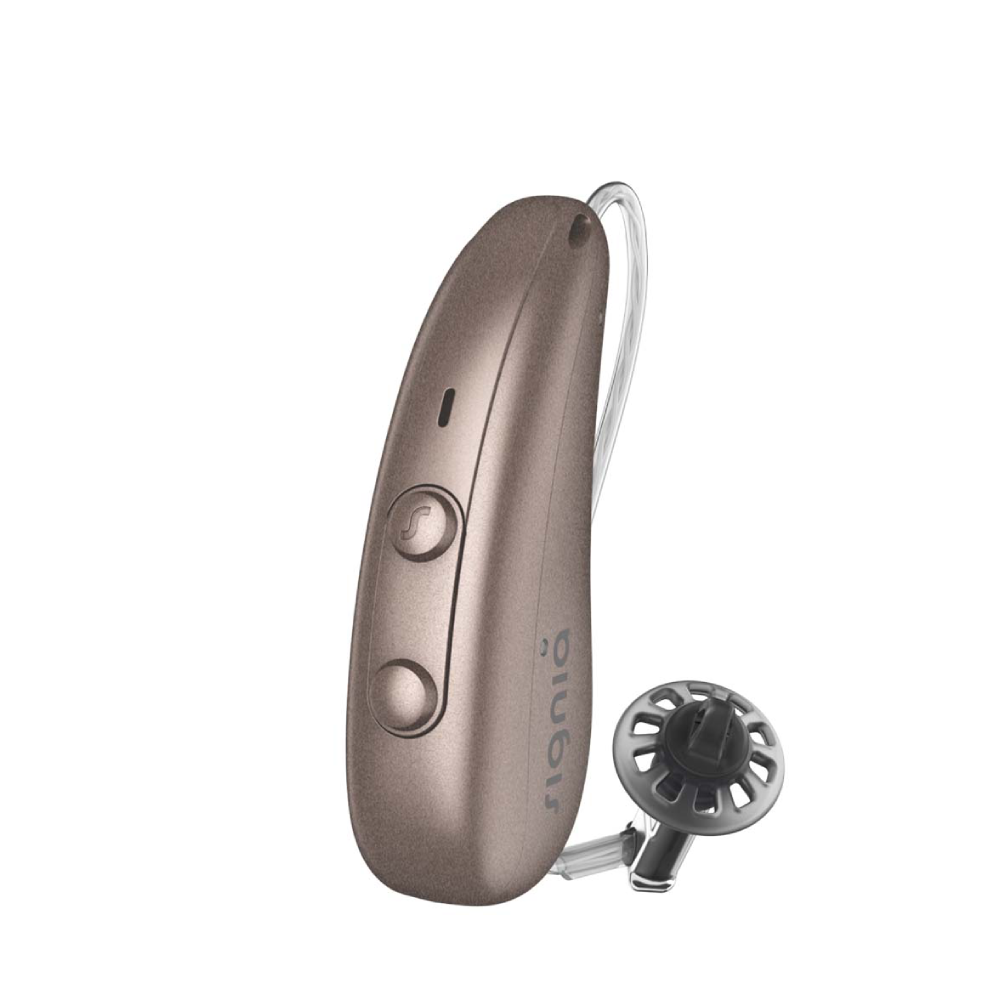 Pure Charge&Go 7IX Sandy brown Hearing aids