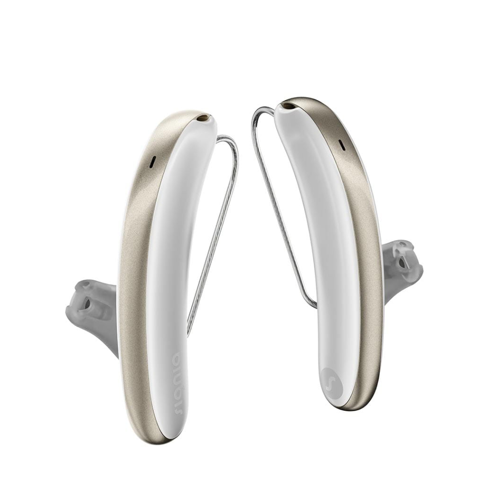 Styletto 3AX Snow White Fine Gold Aide auditive