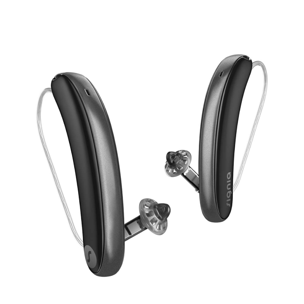 Styletto 3IX Slim RIC R Black Graphite Aide auditive