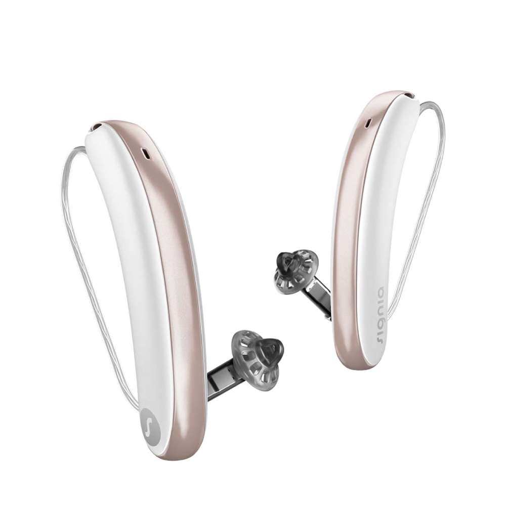 Styletto 5IX Slim RIC R Snow White Rose Gold Aide auditive