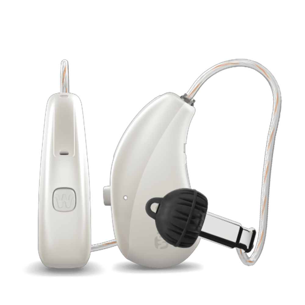 Moment Sheer 330 sRIC R D Pearl white Hearing aids